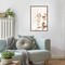 Eucalyptus Creative Gold 01 by Pictufy Studio III Framed Canvas Wall Art